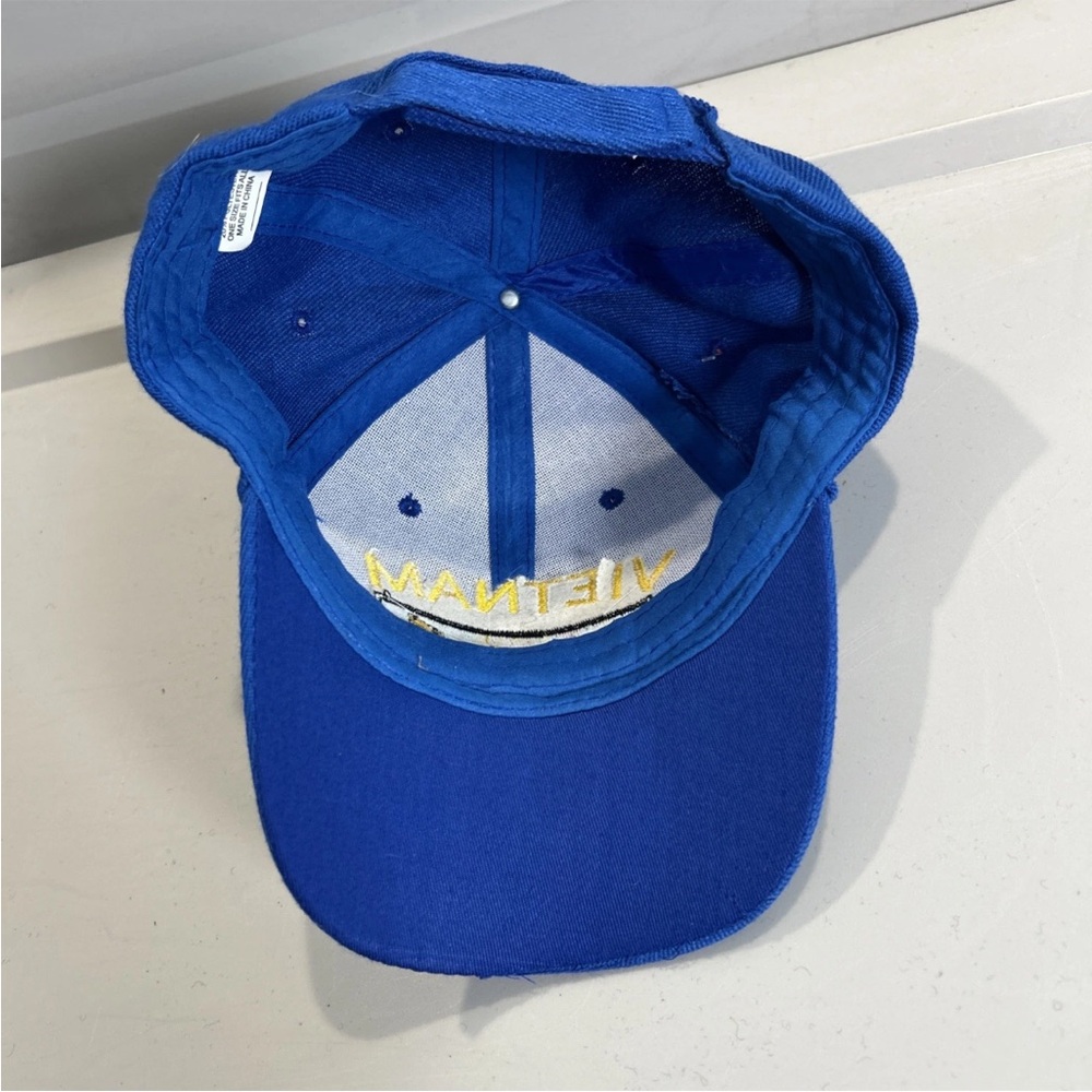 NWT Vietnam Veteran Adjustable Hat Cap Blue OSFM Embroidered Brand New - Picture 7 of 7